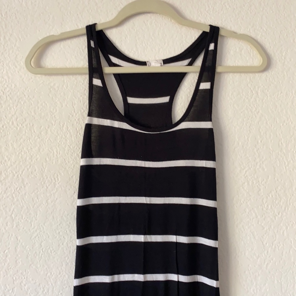 Stripe maxi dress